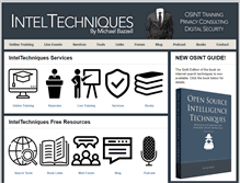 Tablet Screenshot of inteltechniques.com